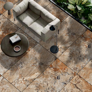 Carreaux de sol en porcelaine à finition métallisée 600x1200mm pour grande villa de luxe et carrelage de salle de bain. - Product Image 1