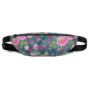 Personalizar la impresión del logotipo al aire libre con estilo Unisex lindo impermeable Bum Hip Bag poliéster correr mujeres deporte cintura riñonera - Product Image 4