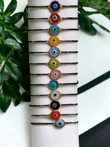 Pulsera Bohemia DAFNI BIG PAZAR con Cuentas de Piedra Natural y Aleación de Metal Precioso, Pureza 11111, Microincrustaciones de 0.08g, Unisex, para Regalo - Product Image 5
