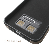 Étui de téléphone portable chic style Ins en cuir PU patchwork avec emplacement pour carte SIM et protection d'objectif pour 16 E 15 14 13 Pro Max Plus
