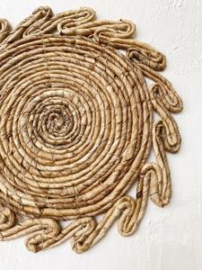 Sun-inspired water hyacinth placemats Eco friendly products Made in Vietnam <b>Table</b> decoration Woven Placemat Wholesale - Product Image 2