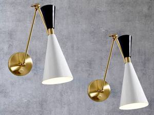 Lámpara de Pared Moderna y Elegante de Latón Esmaltado Estilo Art Deco con Brazo Ajustable y Tema Diwali para Decoración del Hogar - Product Image 3