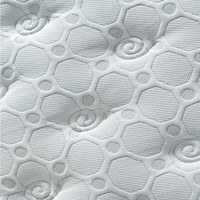 Matelas hybride Queen King Size double de 12 pouces enroulable dans une boîte avec tissu tricoté