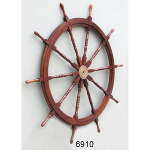 ล้อเรือ60 "และฮับทองเหลืองสำหรับตกแต่งโบราณสินค้าตกแต่งบ้านสินค้ามาใหม่ - Product Image 1