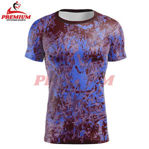 เสื้อรัดรูปแขนสั้นสำหรับผู้ชายเสื้อใส่เล่นกีฬาเสื้อสำหรับใส่ออกกำลังเสื้อใส่วิ่ง - Product Image 4