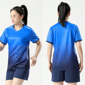 โรงงานผลิตชุดวอลเลย์บอลหญิงสำหรับผู้ใหญ่ สีตามสั่ง ระบายอากาศได้ดี - Product Image 2