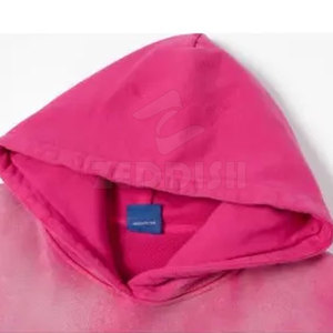 Sudaderas con Capucha para Mujer, Lavado Ácido, Alta Calidad, Ropa Urbana de Invierno, Logotipo Frontal, Poliéster/Algodón - Product Image 5