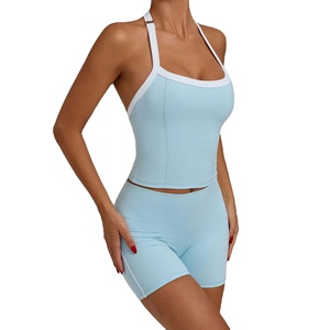 Vêtements de sport et d'entraînement OEM/ODM en gros, ensemble de fitness personnalisé avec logo pour femme, tenue de sport pour la gym - Product Image 1