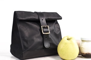 Sac à déjeuner élégant en cuir et toile de haute qualité, glacière isotherme, grande capacité, portable, pour 2 personnes, pour le travail, CLB-0033 - Product Image 5