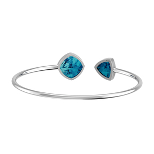 Premium 925 Sterling Silver Trendy Adjustable <b>Bracelet</b> Shattuckite Semi Trallion And Cushion Cab Twister <b>Bracelet</b> Gift Women - Product Image 1