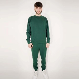 Chándal de dos piezas de lana de mezcla pesada para hombre, chándal deportivo de invierno para descansar y correr - Product Image 4