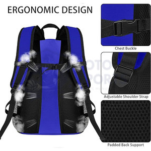 Sac de basketball en polyester durable, léger, confortable, avec fermeture éclair lisse, logo personnalisé imprimé, meilleur fournisseur, best-seller - Product Image 4