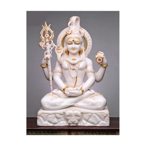 Indian Sculpture Of Hindu God Shiv Shankar Ji <b>Statue</b> <b>Religious</b> Figurine Model Home Decor Luxury Art Style Handmade Shiva <b>Statue</b> - Product Image 1