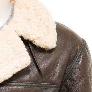 Veste en cuir d'agneau véritable, style motard vintage, vêtements d'extérieur, conception personnalisée OEM, veste en cuir de motard de haute qualité pour homme - Product Image 4