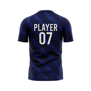 Maillot de football professionnel personnalisé version joueur 2025-2026 100% polyester séchage rapide léger impression par sublimation - Product Image 5