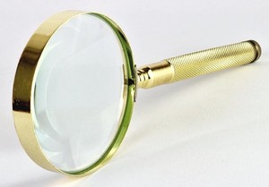 Loupe à main Loupe grossissante 90 mm Lentille en verre optique Classique en laiton Métal Loupe grossissante Lecture Passe-temps Enfants Personnes âgées - Product Image 2