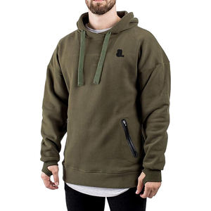 Nueva Sudadera con capucha de peso ligero lavado ácido de invierno para hombres Regular Fit 100% algodón polar transpirable y Capucha con cordón de secado rápido - Product Image 3