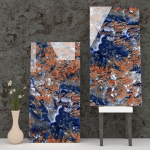 Colores brillantes Diseños personalizados Tablón de madera gres porcelanto Fabricación EN LA India para estacionamiento de automóviles. - Product Image 1