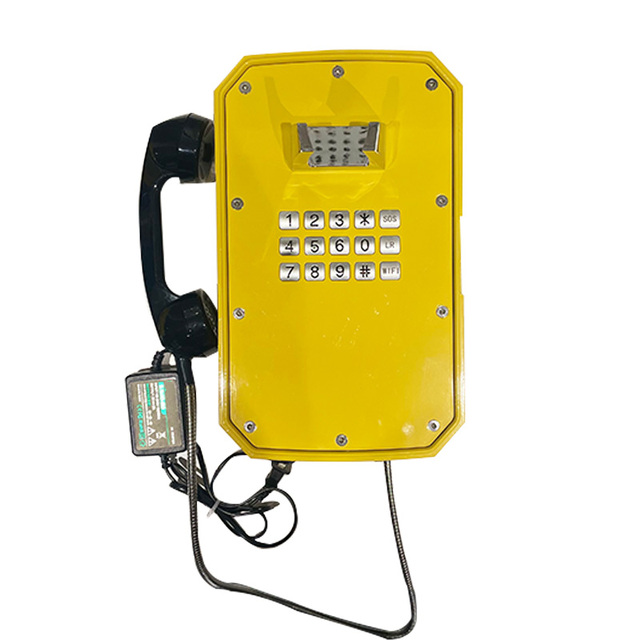 Industrial IP67 4G VOIP/WiFi Wireless Weatherproof Telephone with 802.11ax and -40~+60 Temperature Range