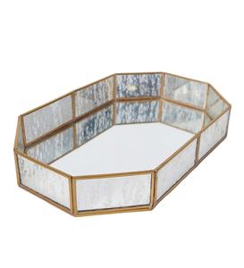 Plateau de service en acrylique décoratif de luxe léger pour la décoration de la maison et de la chambre à coucher Table de rangement Vanité de parfum Décoration intérieure - Product Image 1