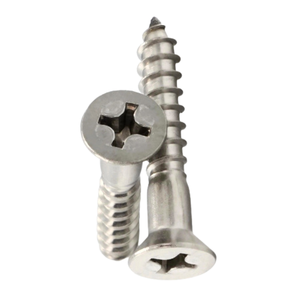Flat Head Wood Screw Good Choice Hex Drive Hardware <b>Fasteners</b> Joint Connector Bolt for Cabinet From Vietnam Manufacturer - Product Image 2