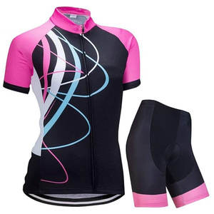 ชุดปั่นจักรยานผู้หญิงรุ่นล่าสุด ผ้าระบายอากาศ สำหรับการปั่นระยะไกล ประสิทธิภาพสูง - Product Image 1