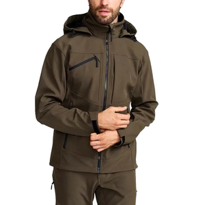 Custom Made Breathable <b>Waterproof</b> Windproof Hunting Apparel Outdoor Sports Performance Softshell Jacket Cargo Pants <b>Set</b> - Product Image 3
