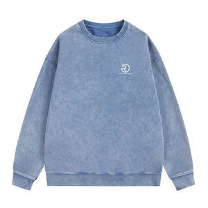 Nouveau Acide Lavé Doux Organique 100% Coton Sweats Sweats 400GSM French Terry Hommes Hoodies & Sweatshirts - Product Image 3