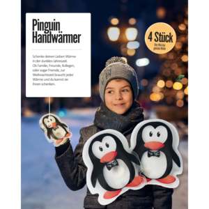 Lot de 4 chauffe-mains électriques pingouin portables, alimentés par USB/batterie, pour la maison, la chambre, la voiture, le garage, le salon, avec fonction d'éclairage - Product Image 6