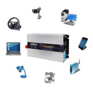 Inversor de Corriente para Auto HOULI, Convertidor de Corriente Continua (CC) 12v 24v 48v 60v a Corriente Alterna (CA) 110v 220v, Inversor Solar de 7000w, Precio de Inversor de CC a CA - Product Image 6