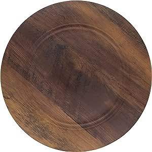 Vente en gros de plateaux de service en bois d'acacia de haute qualité assiettes rondes décoratives en bois pour la nourriture - Product Image 4