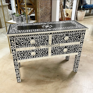 Table console design côtier pour intérieurs de maison de plage élégant Accent de maison artisanal par Tradebyd - Product Image 5