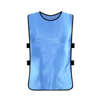 Bavoirs de football pour adultes Gilet de sport en polyester à séchage rapide pour entraînement d'équipe