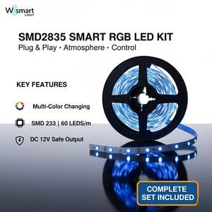 Kit Completo <span class=keywords><strong>de</strong></span> Tiras <span class=keywords><strong>de</strong></span> Luces <span class=keywords><strong>LED</strong></span> RGB, Tira <span class=keywords><strong>de</strong></span> Luces <span class=keywords><strong>LED</strong></span> SMD2835 con Cambio <span class=keywords><strong>de</strong></span> Color y Control Remoto IR, Conexión Plug and Play para Dormitorio, Retroiluminación <span class=keywords><strong>de</strong></span> <span class=keywords><strong>TV</strong></span> - Product Image 2