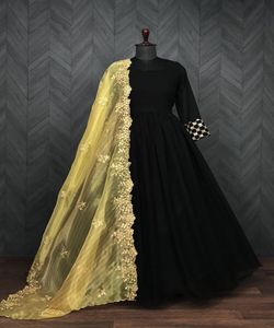 Vêtements pakistanais Salwar Kameez femmes vêtements ethniques dames porter Patiyala Punjabi robe matériel Salwar Kameez costume femmes porter Alphanumero - Product Image 1