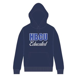 Sweat à capuche bleu marine éducatif pour les universités d'enseignement supérieur, broderie en chenille, logo de la sororité grecque Divine Nine, fierté universitaire, sweat à capuche tendance - Product Image 2