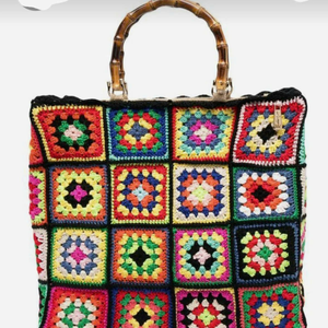 กระเป๋าถักโครเชต์สำหรับผู้หญิงกระเป๋าผ้าถักสะพายไหล่กระเป๋าถักโครเชต์น่ารักสำหรับเด็กผู้หญิงผลิตในเวียดนาม - Product Image 3