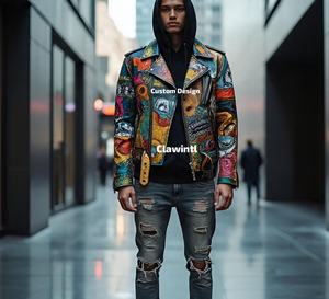 Proveedor de chaquetas de cuero al por mayor para diseñadores de moda chaquetas de cuero personalizadas para diseñadores emergentes y establecidos - Product Image 1