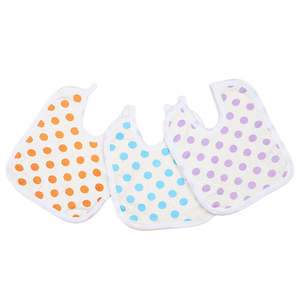 ชุดผ้ากันเปื้อนเด็กแรกเกิด 3 ชิ้น - หลายสี - Product Image 1
