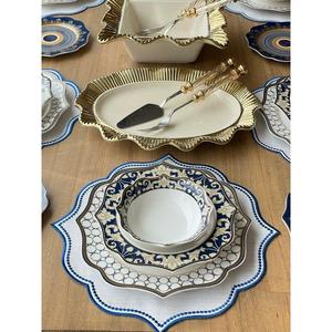 Set cena anello blu 38 pezzi per 6 persone - Product Image 2