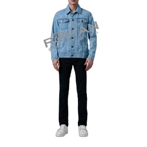 Veste en jean 100% coton pour homme, nouvelle conception personnalisée, vêtements d'hiver, logo personnalisé, poche latérale, vestes en jean de haute qualité par RSW - Product Image 3