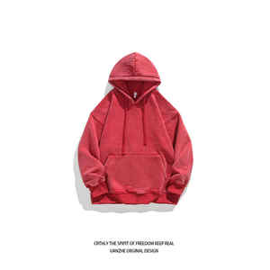 เสื้อกันหนาวมีฮู้ดแบบวินเทจมี100% ผ้าฝ้ายขนแกะนุ่มซับและพิมพ์ลาย3D ขนาดใหญ่สำหรับฤดูหนาวรุ่นปรับปรุง - Product Image 3