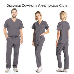 Venta al por mayor Jogger Scrub Trajes Unisex Hospital Uniformes Médico Enfermería Scrubs Cómodo Elástico Ropa - Product Image 2