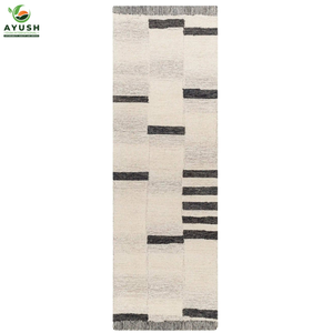 Tapis et carpettes floraux en laine, tapis faits à la main pour la chambre à coucher et le salon - Product Image 5