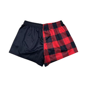 Short de foot personnalisé avec poches zippées Nouveau short de rugby respirant pour homme de créateur Short de rugby à sublimation - Product Image 6
