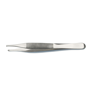 Pince à pansement pour le pouce de haute qualité pince à épiler en acier inoxydable pointe dentelée pince à pouce en acier inoxydable - Product Image 4