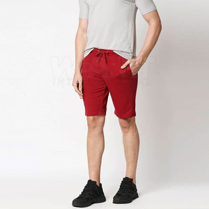 Shorts décontractés pour hommes conçus sur mesure Nouvelle arrivée Couleur unie Taille moyenne Style de rue élevé Service OEM disponible - Product Image 5