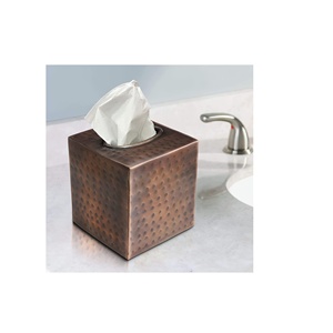 Boîte à mouchoirs en laiton hôtel et Bar porte-papier vaisselle boîte à mouchoirs conception promotionnelle personnalisée à bas prix - Product Image 5