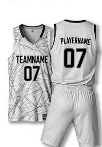 Conjunto de Uniforme de Baloncesto Personalizado, Diseño Clásico, Bordado Deportivo, Impresión por Sublimación, Malla Vintage, 2026 - Product Image 6