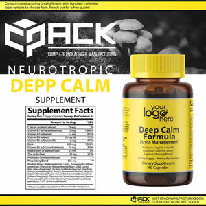 Cápsulas de Extracto de Rhodiola para Adultos, Fabricadas en EE. UU., Excelente Calidad, Logotipo Personalizado OEM, Suplemento Dietético Deep Calm, el Mejor - Product Image 3